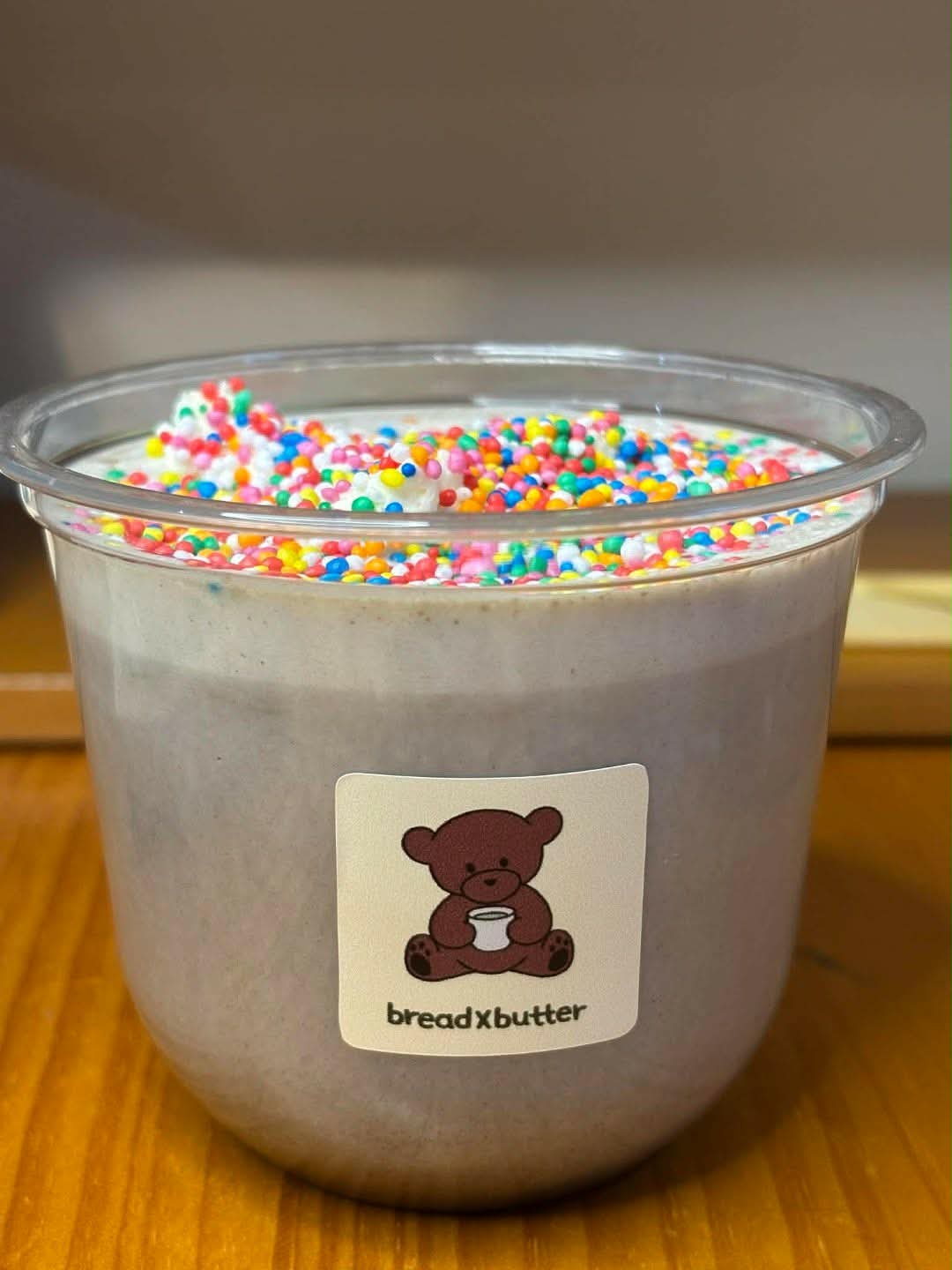 Fairy Bread Hojicha Latte