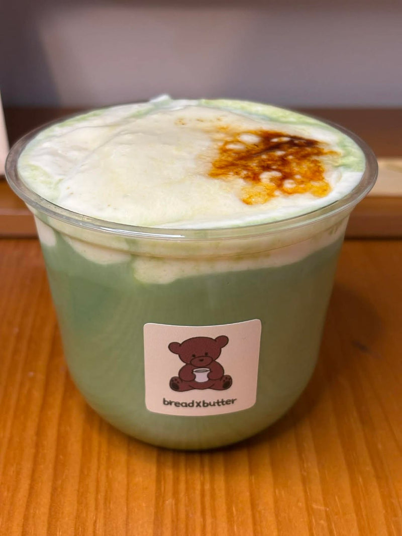 Creme Brulee Matcha Latte