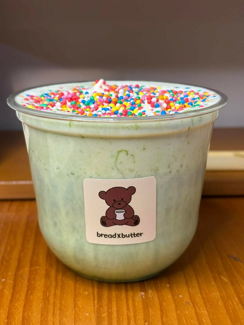 Fairy Bread Matcha Latte